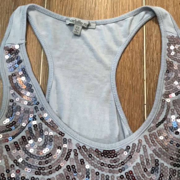 Racerback Sequin Top Charlotte Russe - Picture 3 of 7